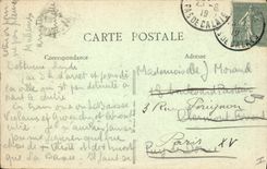 CPA Militaria Apres la guerre Les ruines de l'Hotel de ville et l'entree de la rue du Pot d'Etain