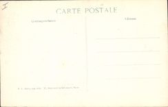 CPA Militaria Le pont de Trilport Auto de requisition allemande dans la Marne