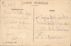 CPA Militaria Premier etage d'une maison eventree par les Allemands