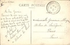 CPA Militaria Nancy Bombardement des 9 10 septembre 1914 Vue d'une cour entre la rue Saint Dizier et