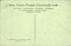 CPA Egypt Egypte  EGYPT The pyramids of Gizeh