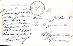 CARTE MAXIMUM Egypt Egypte  PYRAMID AND SPHINX