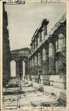 CPA Egypt Egypte  Enseignement des Beaux Arts Histoire de l'Art Interieur Temple Pestum