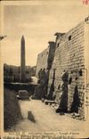 CPA Egypt Egypte  LOUQSOR(Egypte) Temple d'Amon