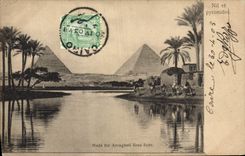 CARTE MAXIMUM Egypt Egypte  Pyramids