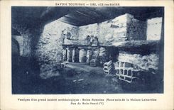 CPA Egypt Egypte  Savoie Aix les Bains Vestgignes Bains romains