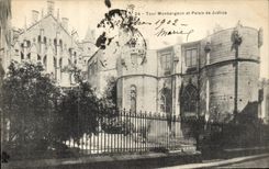CPA Palais de Justice Poitiers Tour Monbergeon