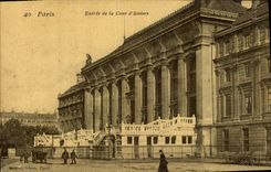 CPA Palais de Justice Paris Entree de la Cour d'Assises 