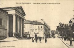 CPA Palais de Justice et les boulevards Perigueux 