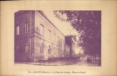 CPA Palais de Justice Le Puy Place du Breuil