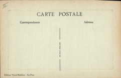 CPA Palais de Justice Le Puy Place du Breuil