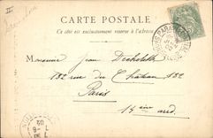 CPA Palais de Justice Tour St Nicolas Paray le Monial