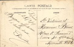 CPA Palais de Justice Paris Horloge Militaria