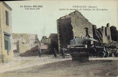 CPA Militaria Ippecourt Apres le passage de l'armee du Kronprinz
