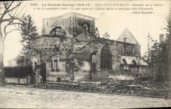 CPA Militaria Heiltz le Maurupt Bataille de la Marne  