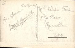 CPA Militaria Dans la Marne Ce qu'il reste du village de Glannes Environs de Vitry le Francois