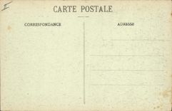 CPA Militaria Gerbeviller incendie par les Allemands Rue de la Poste 
