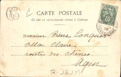 CPA Folklore Auvergnate et sa chevre TOP 