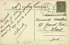 CPA Folklore Paysan montagnard se rendant a la ville