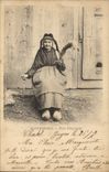 CPA Folklore Auvergne Une paysanne