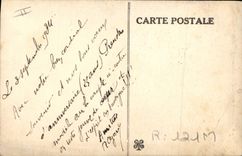 CPA Folklore Auvergne Heureux couple