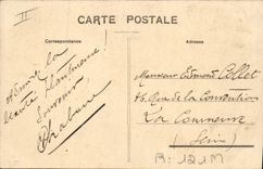 CPA Folklore Auvergne Jeune Auvergnate