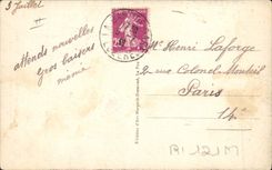 CPA Folklore Le Cabas Type du paysan revenant du marche