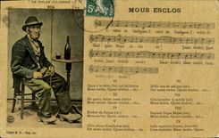 CPA Folklore Le Velay Mous Esclos