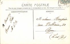 CPA Folklore Auvergne Hirondelles