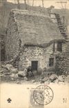 CPA Folklore Vieux logis Auvergnat