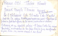 CPA Egypt Egypte Thebes Karnak