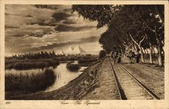 CPA Egypt Egypte Cairo The pyramids