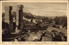 CPA Egypt Egypte Assuan elephantine island Gateway of Alexander the Great