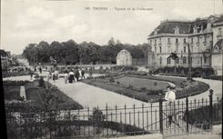 CPA Prefecture Troyes Square de la Prefecture 