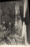 CPA Grotte Grottes de Betharram Colonnes en formation