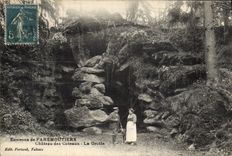 CPA Grotte Grottes Environs de Farmoutiers Chateau des Coteaux
