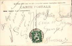 CPA Pau L'eglise St Jacques et le Palais de Justice 