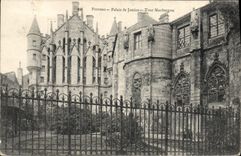 CPA Palais de Justice Tour Maubergon Poitiers 