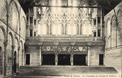 CPA Palais de Justice La cheminee des Comtes de Poitiers 