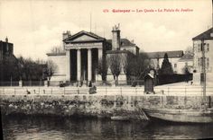 CPA Palais de Justice Quimper Les quais