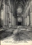 CPA Militaria Campagne de 1914 Invasion allemande a Reims Interieur de la cathedrale transformee en 