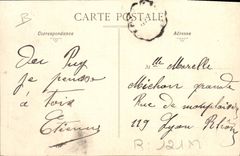 CPA Folklore Paysans d'Auvergne se rendant an marche Cheval Enfants 