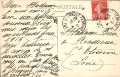 CPA Folklore fileuse d'Auvergne 