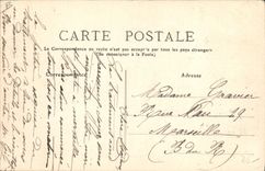 CPA Folklore Types d'Auvergne en route pour la ville Cheval