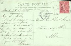 CPA Folklore Types d'Auvergne vieille Paysanne 