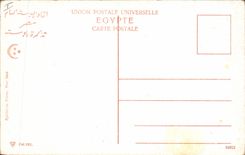 CPA Egypt Egypte Caire Statue de Cheikh el Beled 