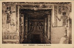CPA Egypt Egypte Thebes Tombeau de Ramses 