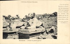 CPA Egypt Egypte Karnak Devant le grand pylone Mulsan Chevalier