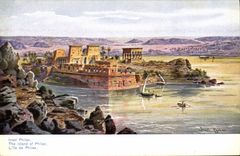 CPA Egypt Egypte L'ile de Philae 
