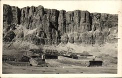 CPA Egypt Egypte Thebes Temple of Deir El Bahari 
